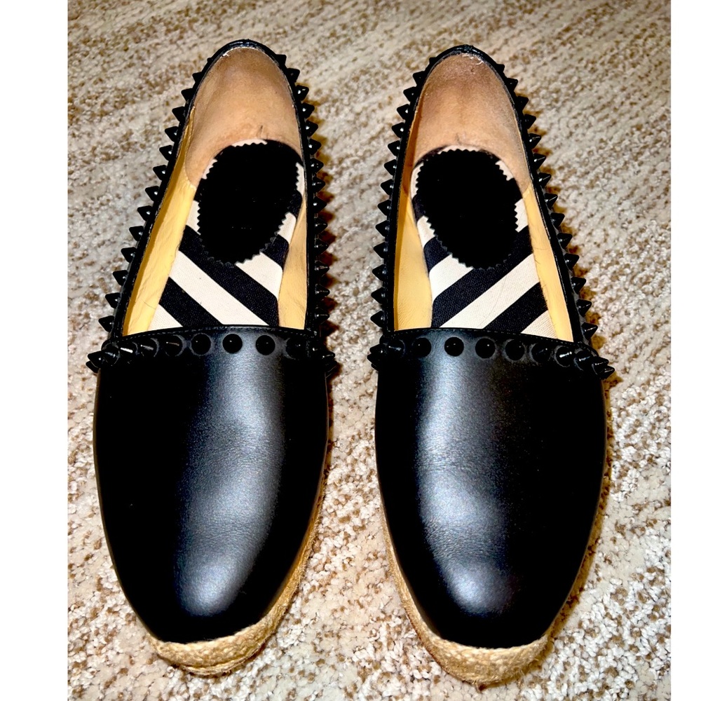Christian Louboutin leather Espadrilles